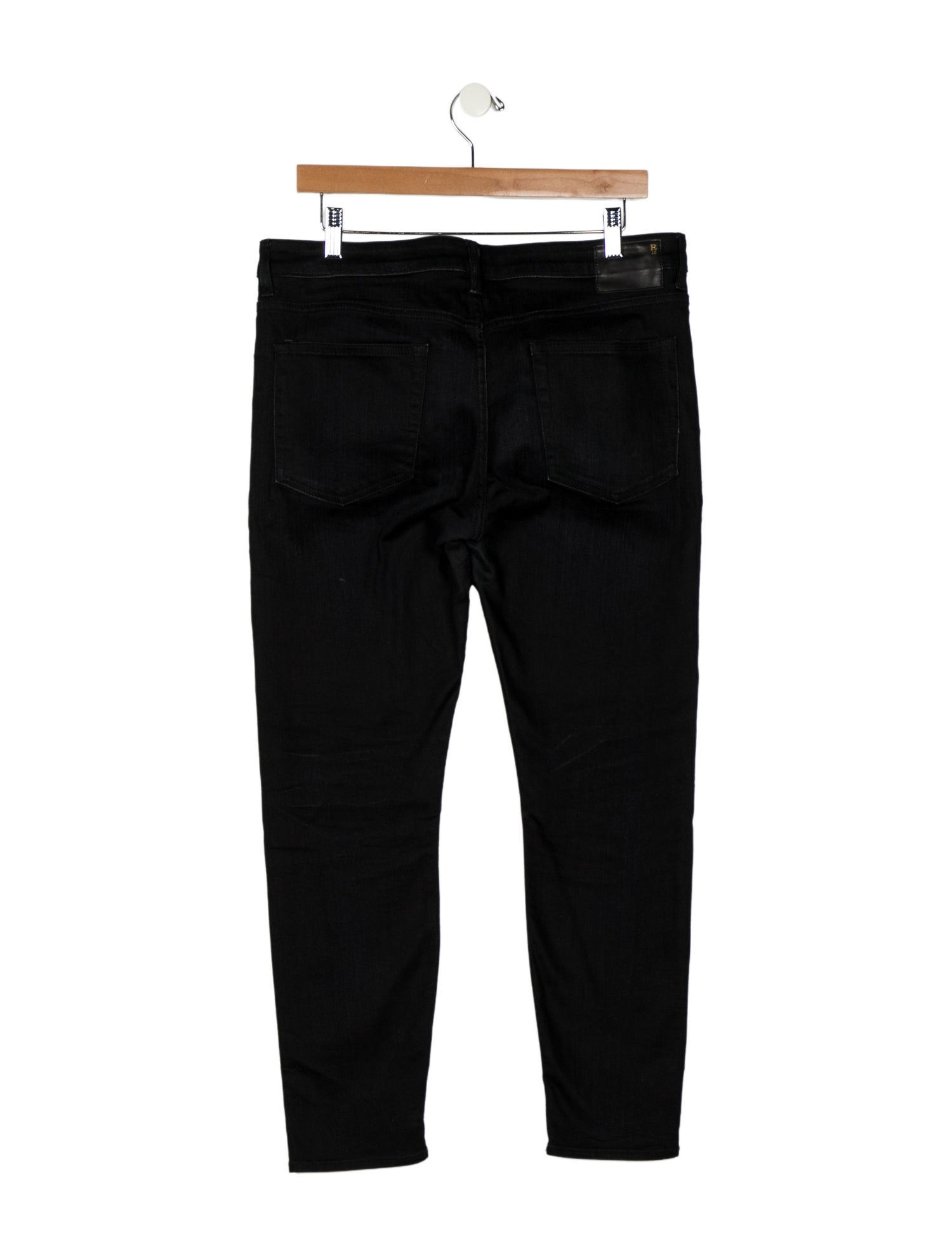 R13 High-Rise Straight Leg Jeans