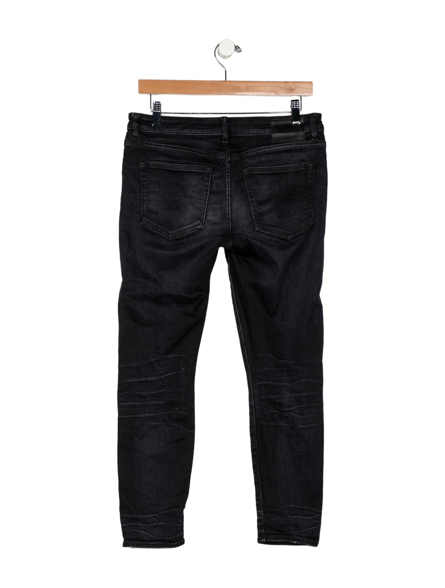 R13 Mid-Rise Straight Leg Jeans