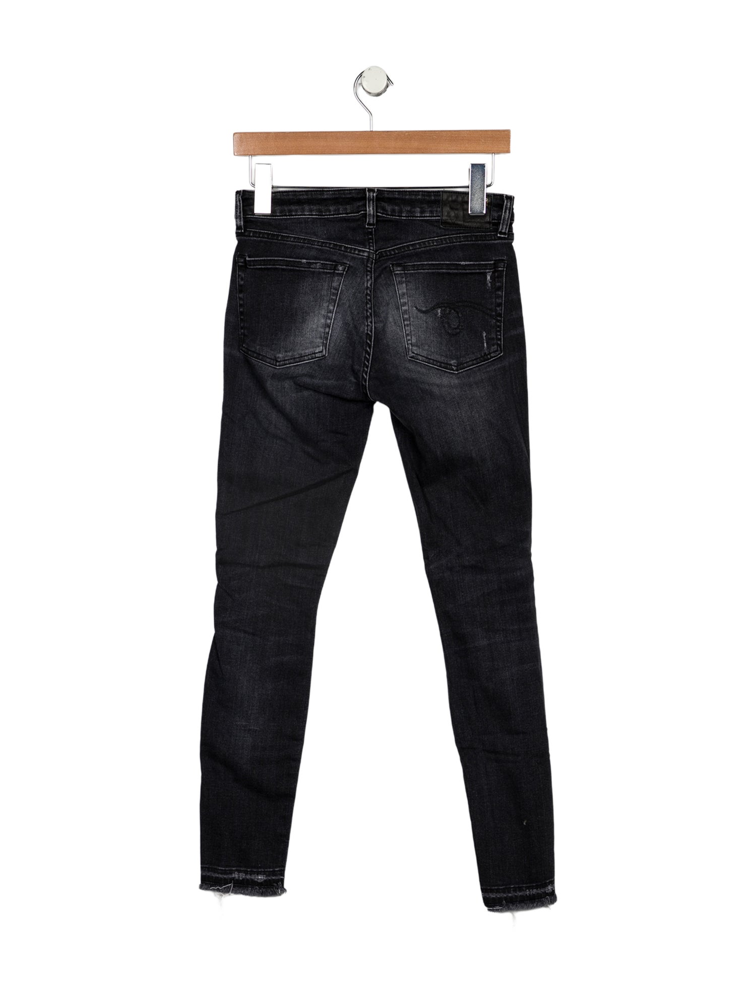 R13 Mid-Rise Skinny Leg Jeans