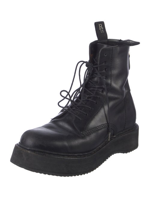 R13 Leather Combat Boots