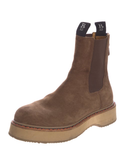 R13 Suede Chelsea Boots
