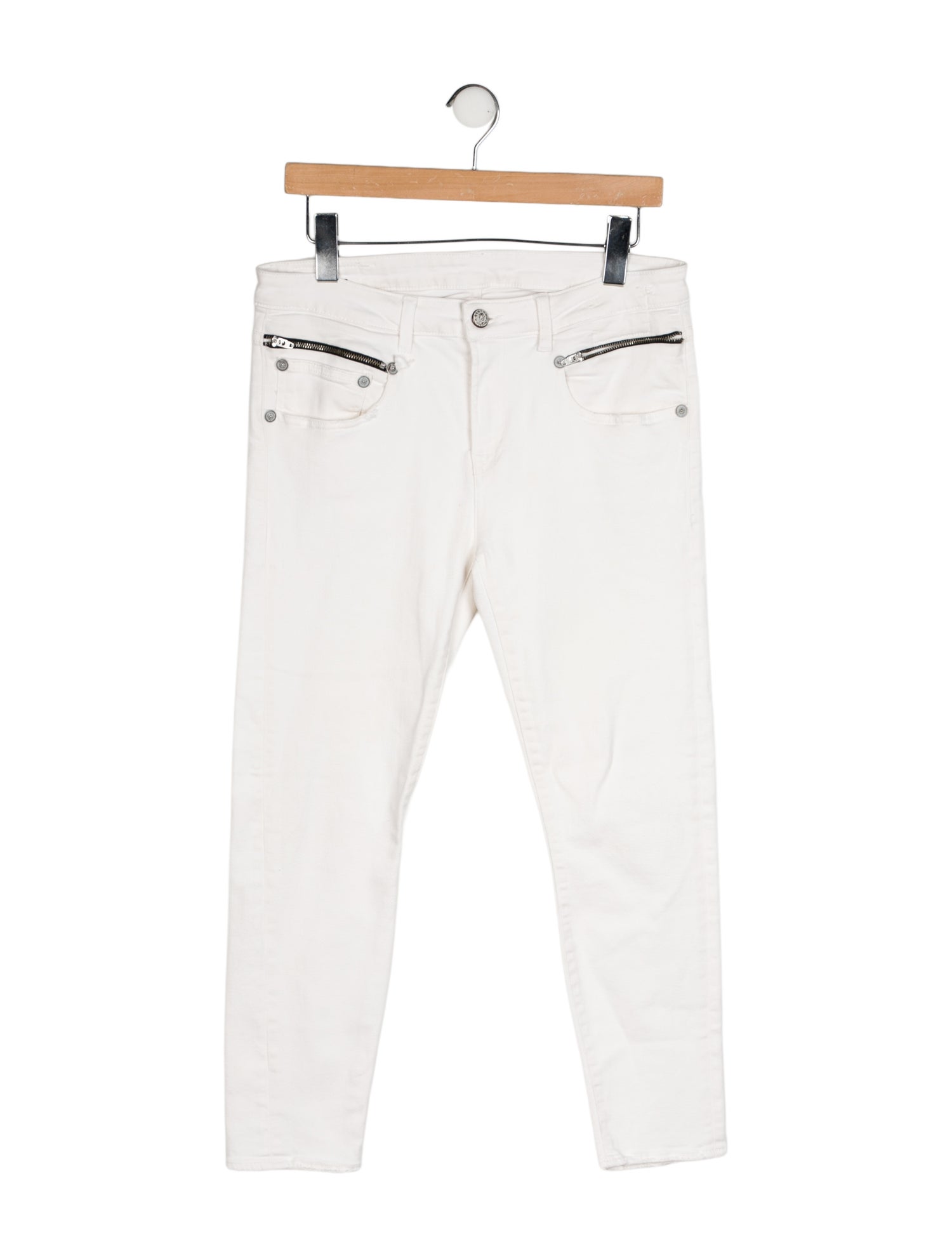 R13 Mid-Rise Skinny Leg Jeans