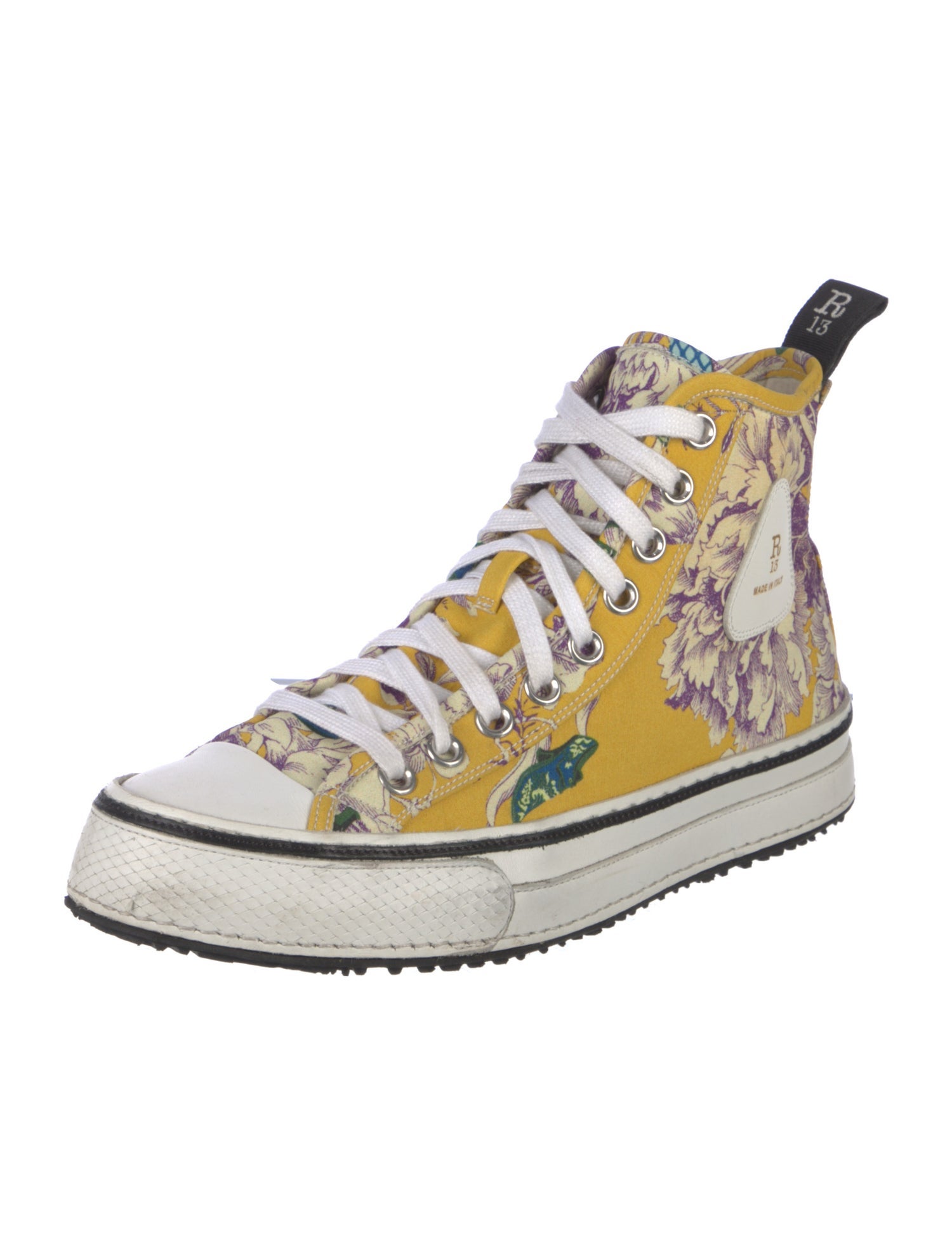 R13 Canvas Printed Sneakers