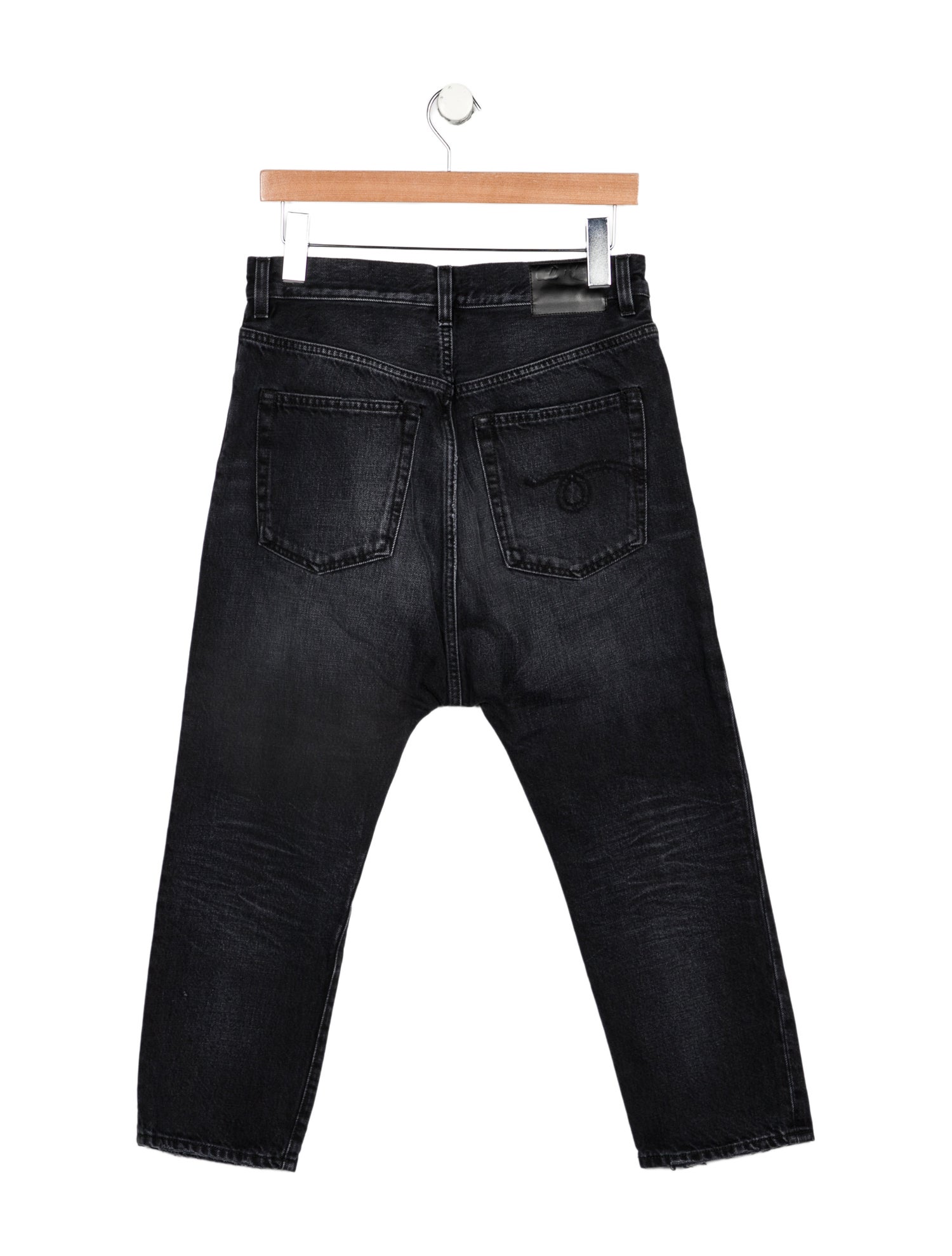 R13 High-Rise Straight Leg Jeans