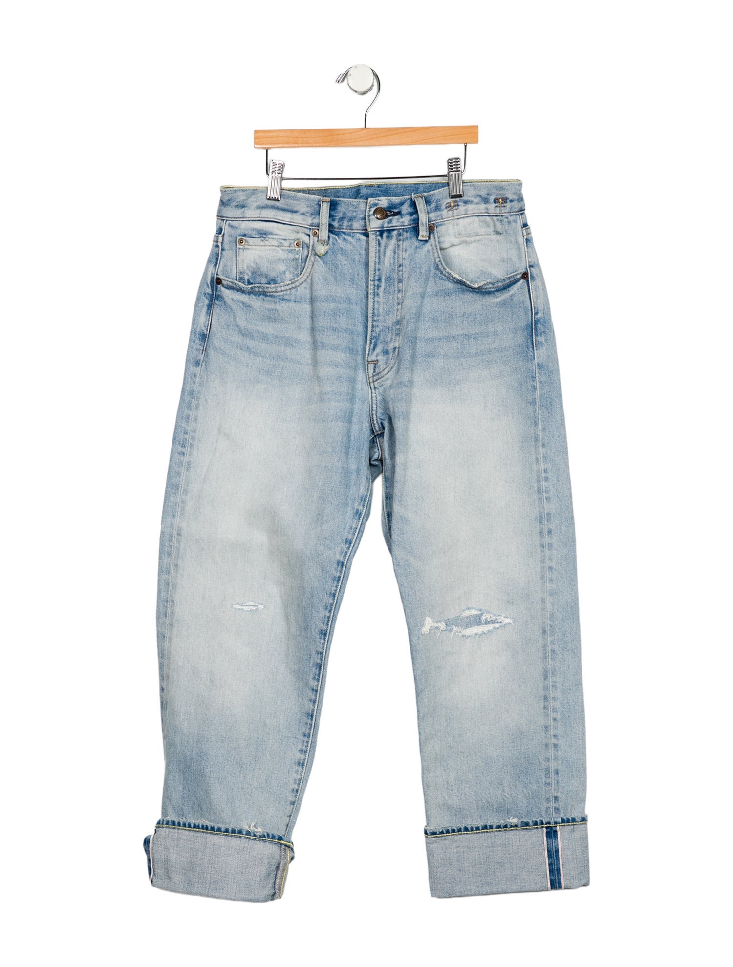 R13 High-Rise Wide Leg Jeans