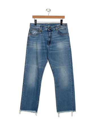 R13 High-Rise Straight Leg Jeans