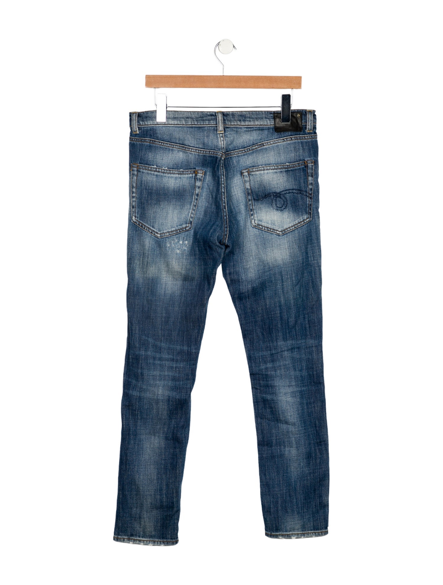 R13 Mid-Rise Skinny Leg Jeans