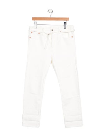 R13 High-Rise Straight Leg Jeans