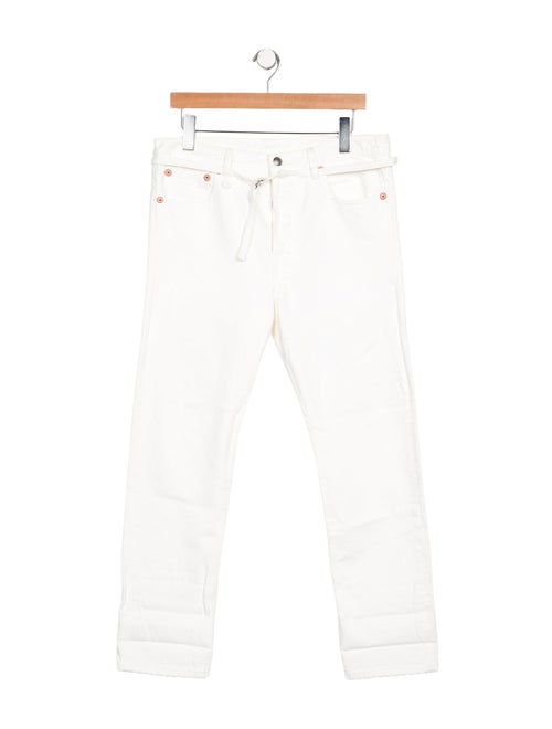 R13 High-Rise Straight Leg Jeans