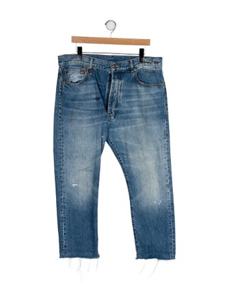 R13 High-Rise Straight Leg Jeans