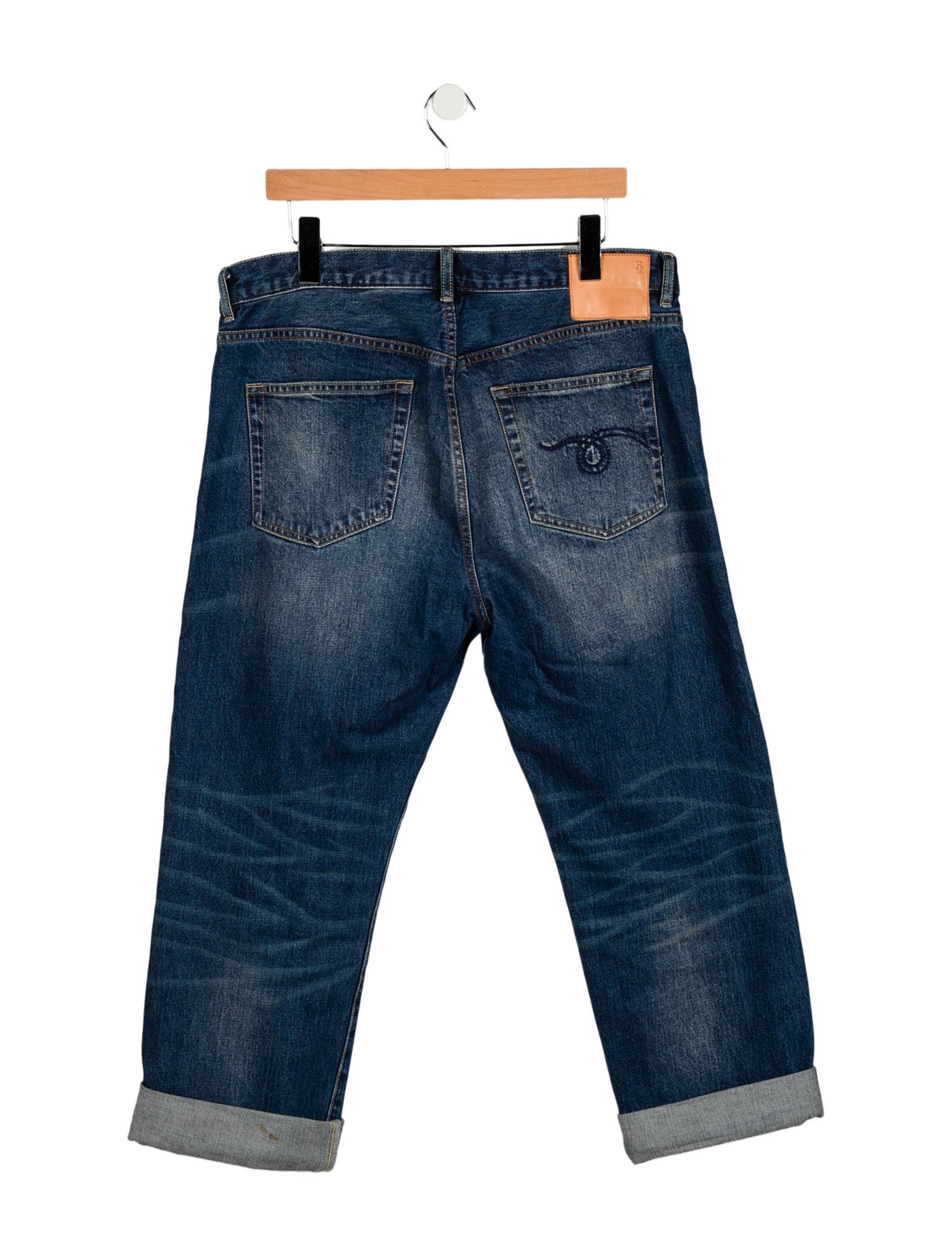 R13 High-Rise Wide Leg Jeans