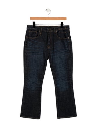 R13 Mid-Rise Straight Leg Jeans