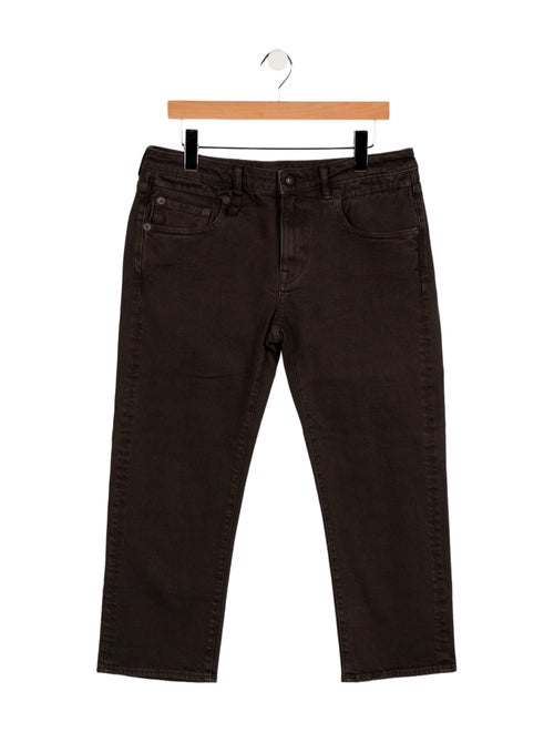 R13 Mid-Rise Straight Leg Jeans