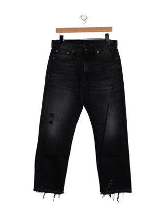 R13 High-Rise Straight Leg Jeans