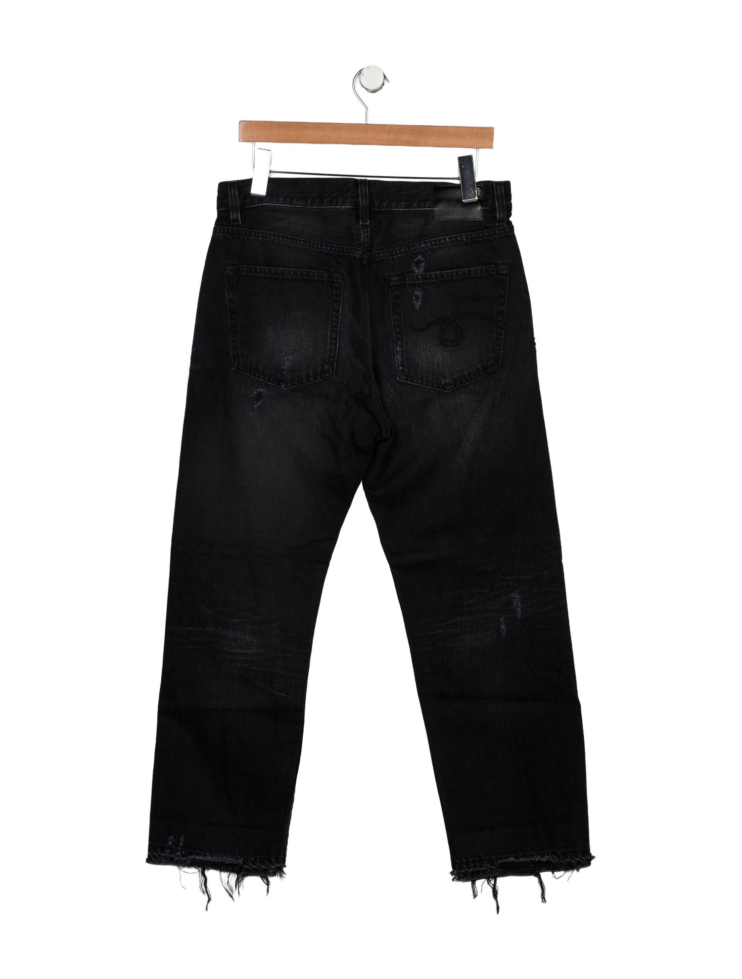 R13 High-Rise Straight Leg Jeans