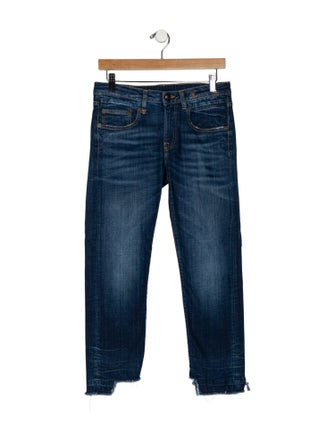 R13 Mid-Rise Skinny Leg Jeans