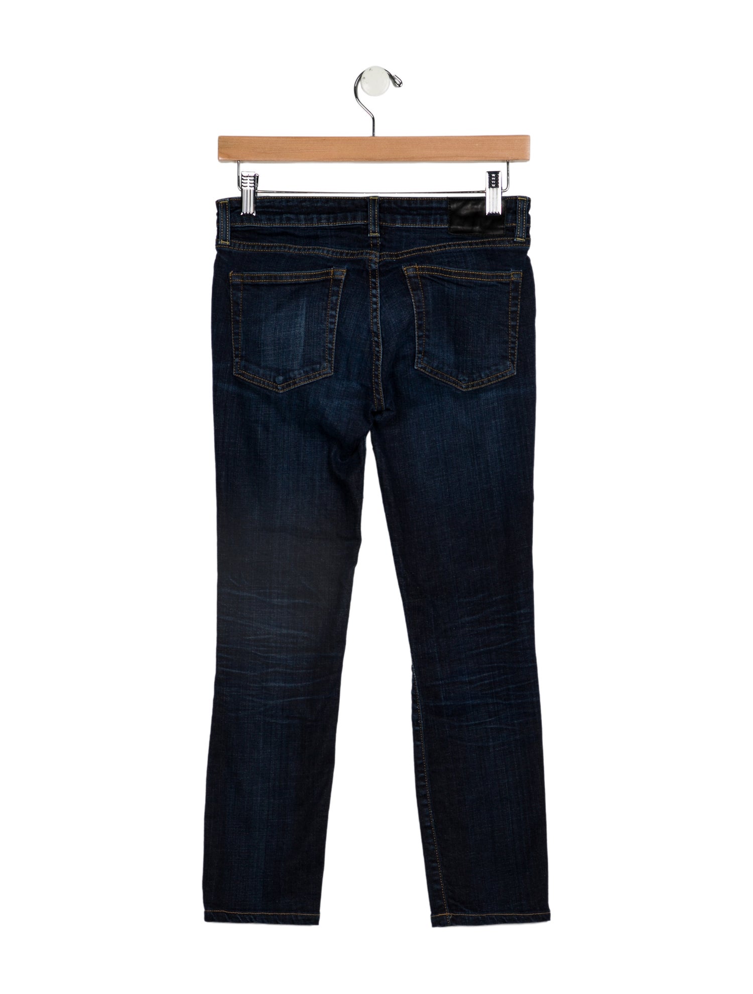 R13 Mid-Rise Skinny Leg Jeans