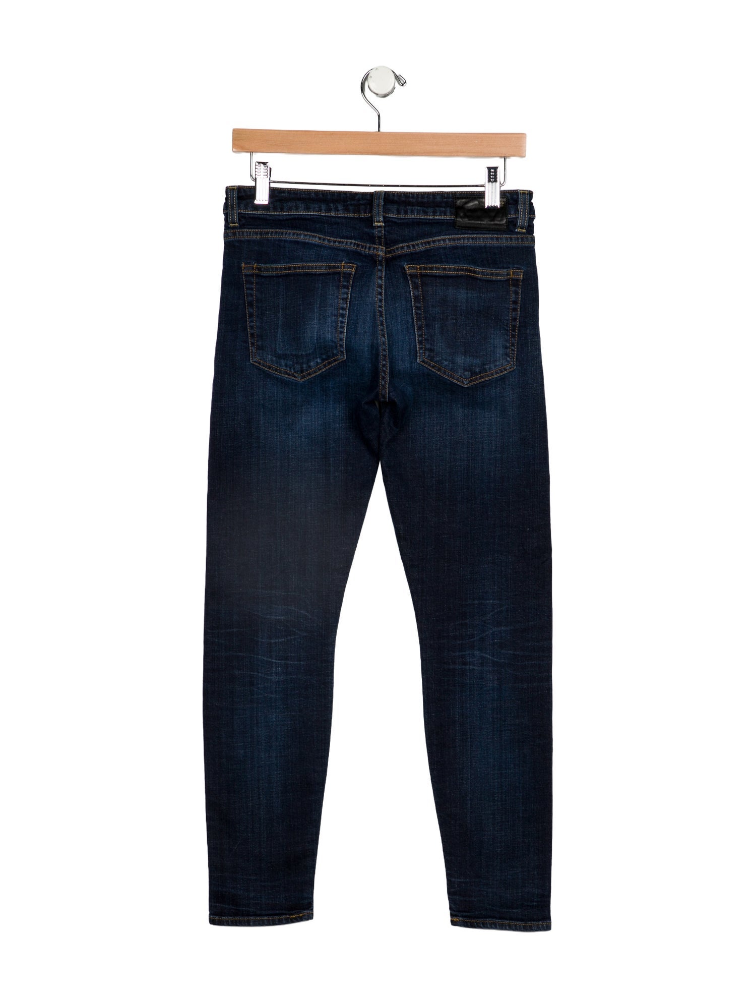 R13 Mid-Rise Skinny Leg Jeans