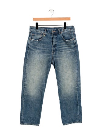 R13 High-Rise Straight Leg Jeans