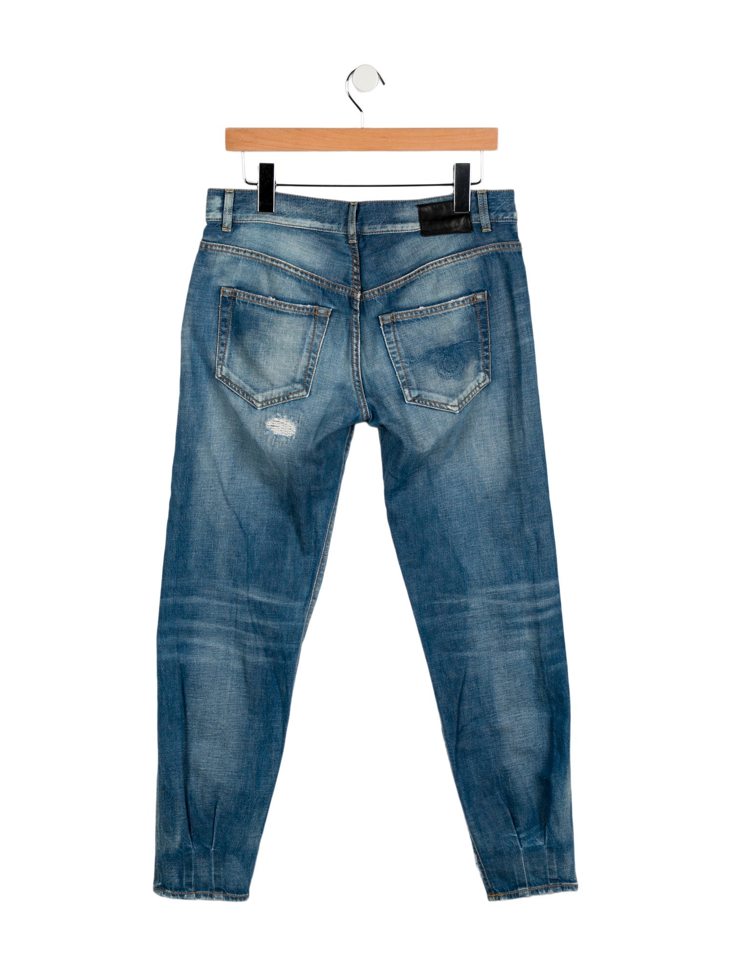 R13 Mid-Rise Skinny Leg Jeans