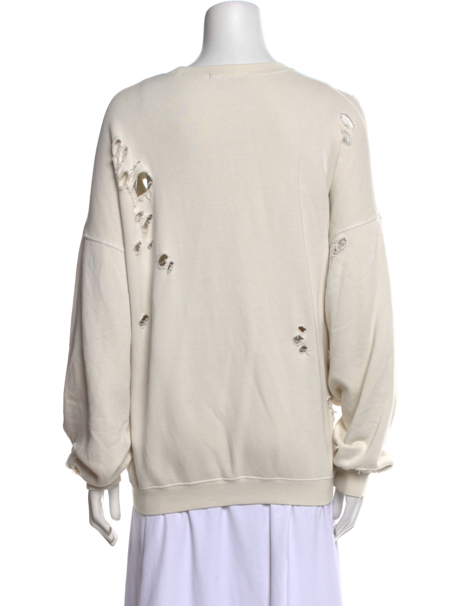 R13 Graphic Print Crew Neck Sweatshirt