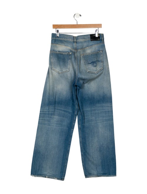 R13 High-Rise Wide Leg Jeans