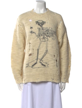 R13 Wool Printed Sweater