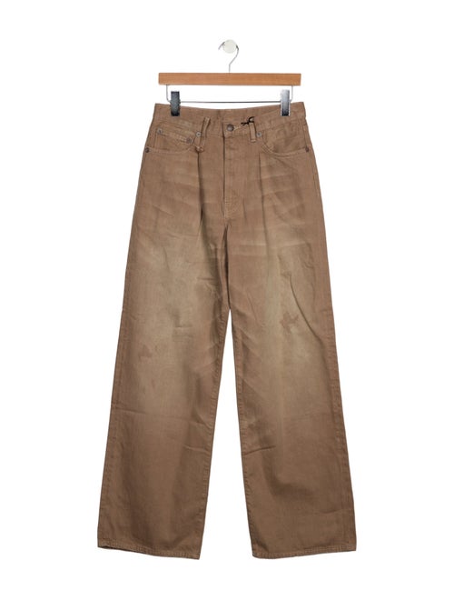 R13 High-Rise Wide Leg Jeans