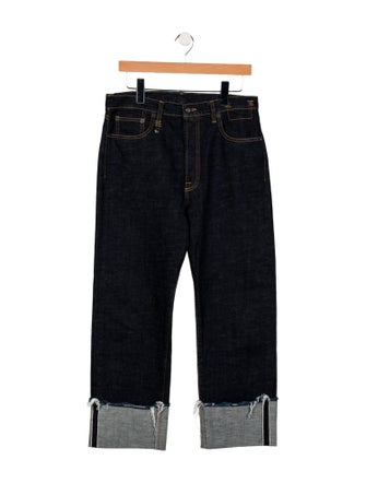 R13 High-Rise Wide Leg Jeans