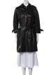 R13 Leather Trench Coat