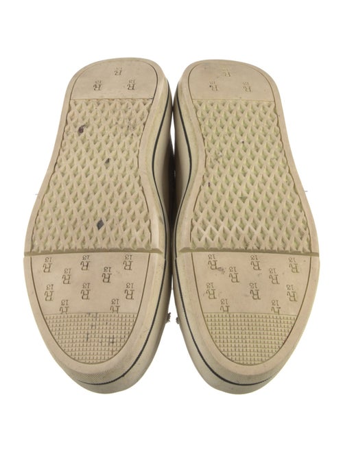 R13 Canvas Colorblock Pattern Sneakers