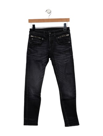 R13 Mid-Rise Skinny Leg Jeans
