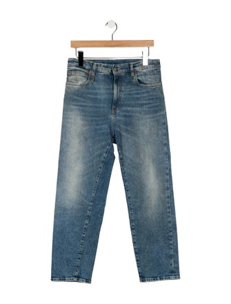 R13 High-Rise Straight Leg Jeans