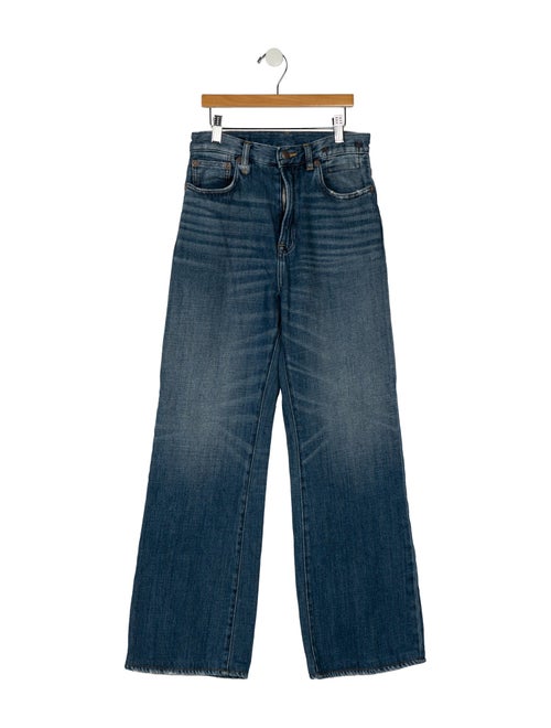 R13 High-Rise Wide Leg Jeans