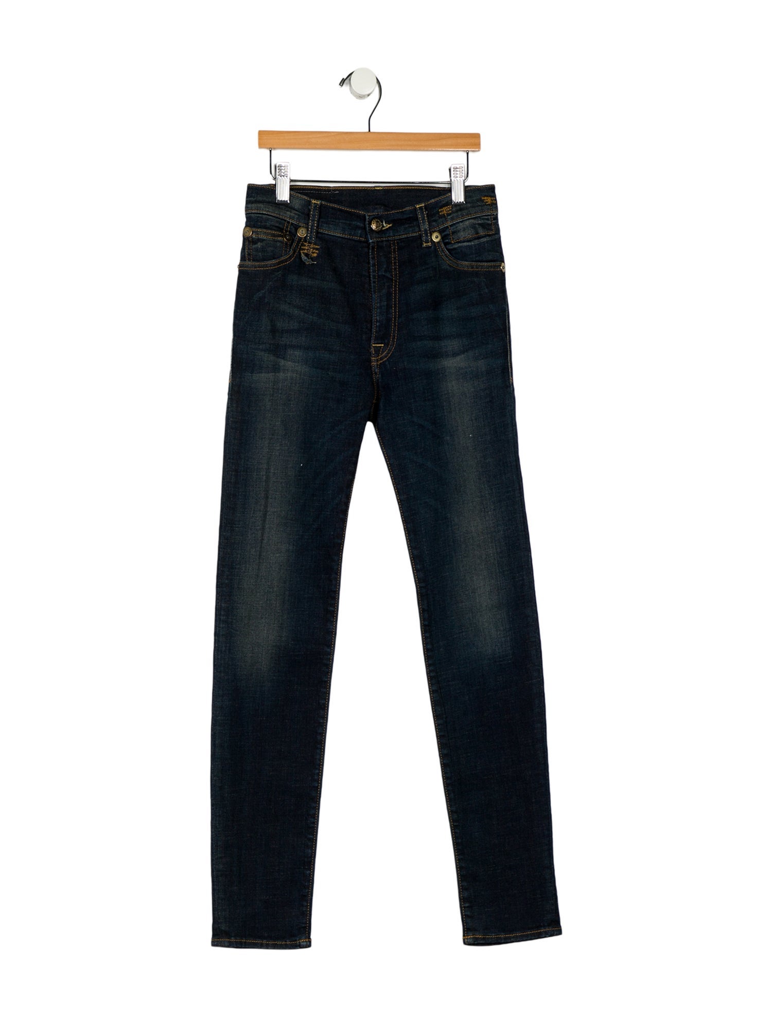 R13 Mid-Rise Skinny Leg Jeans