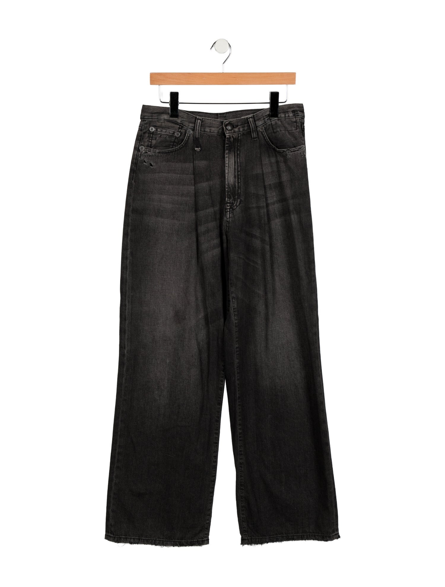 R13 High-Rise Wide Leg Jeans
