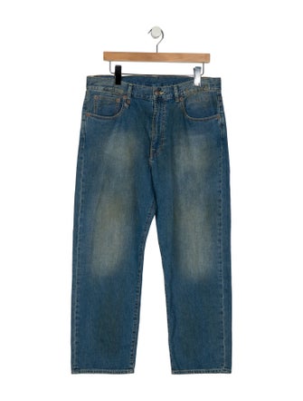R13 High-Rise Straight Leg Jeans