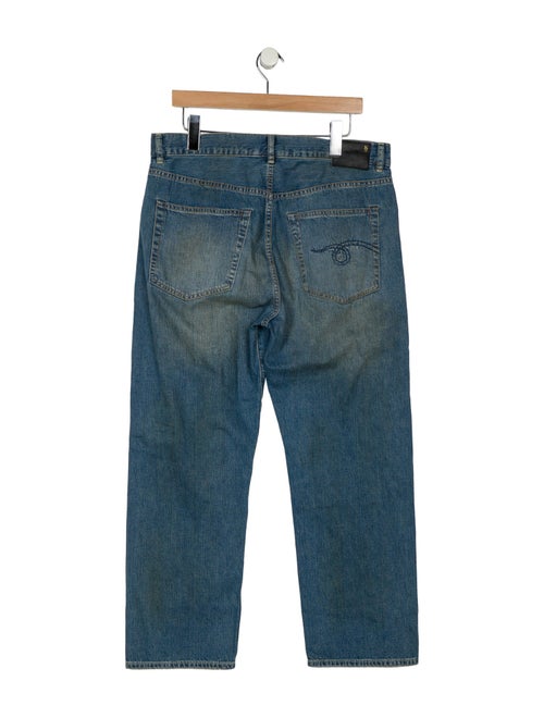 R13 High-Rise Straight Leg Jeans