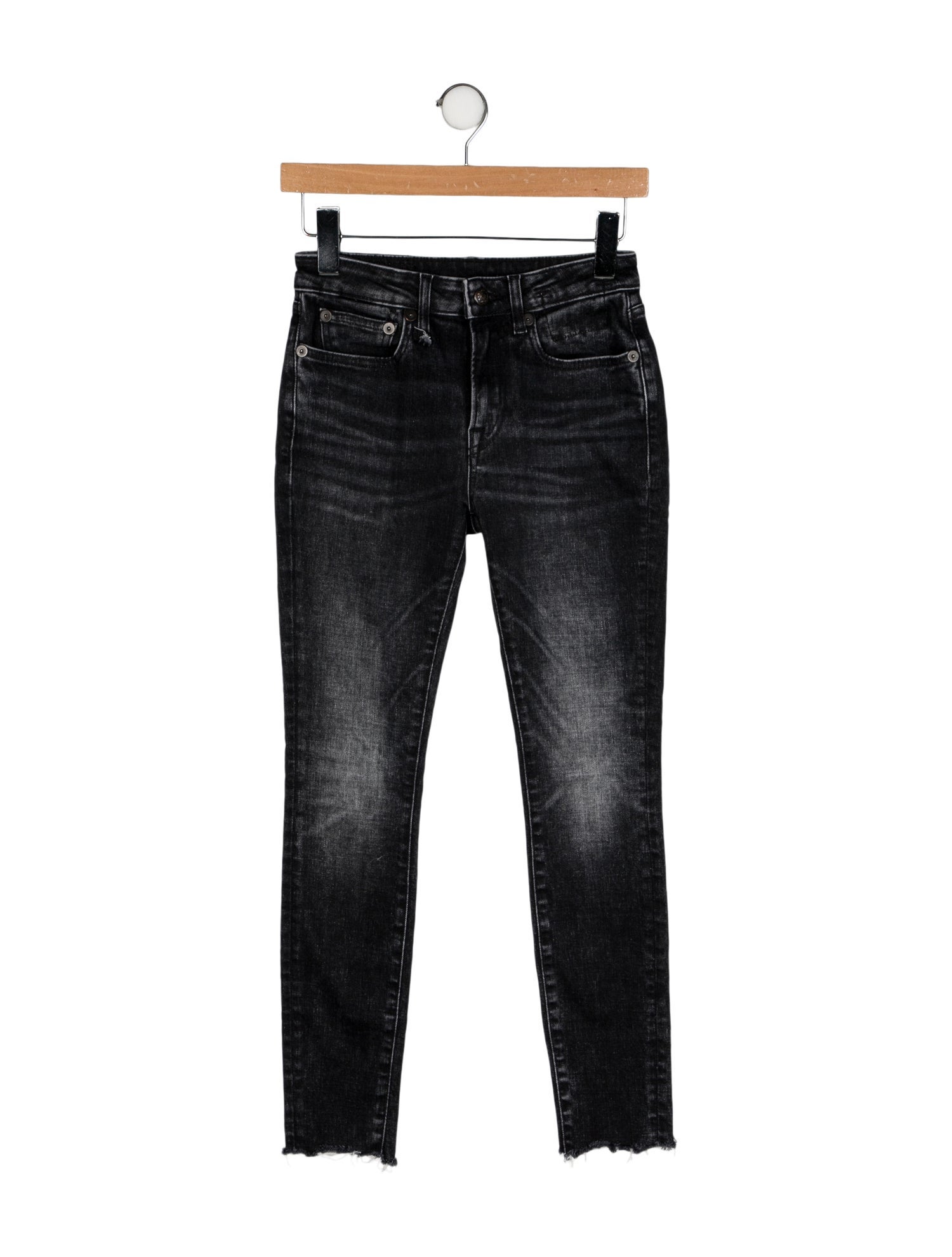 R13 Mid-Rise Skinny Leg Jeans