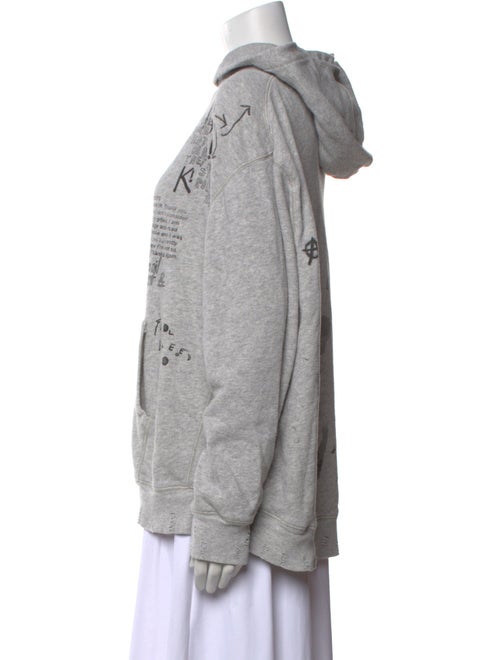 R13 Printed Crew Neck Sweater