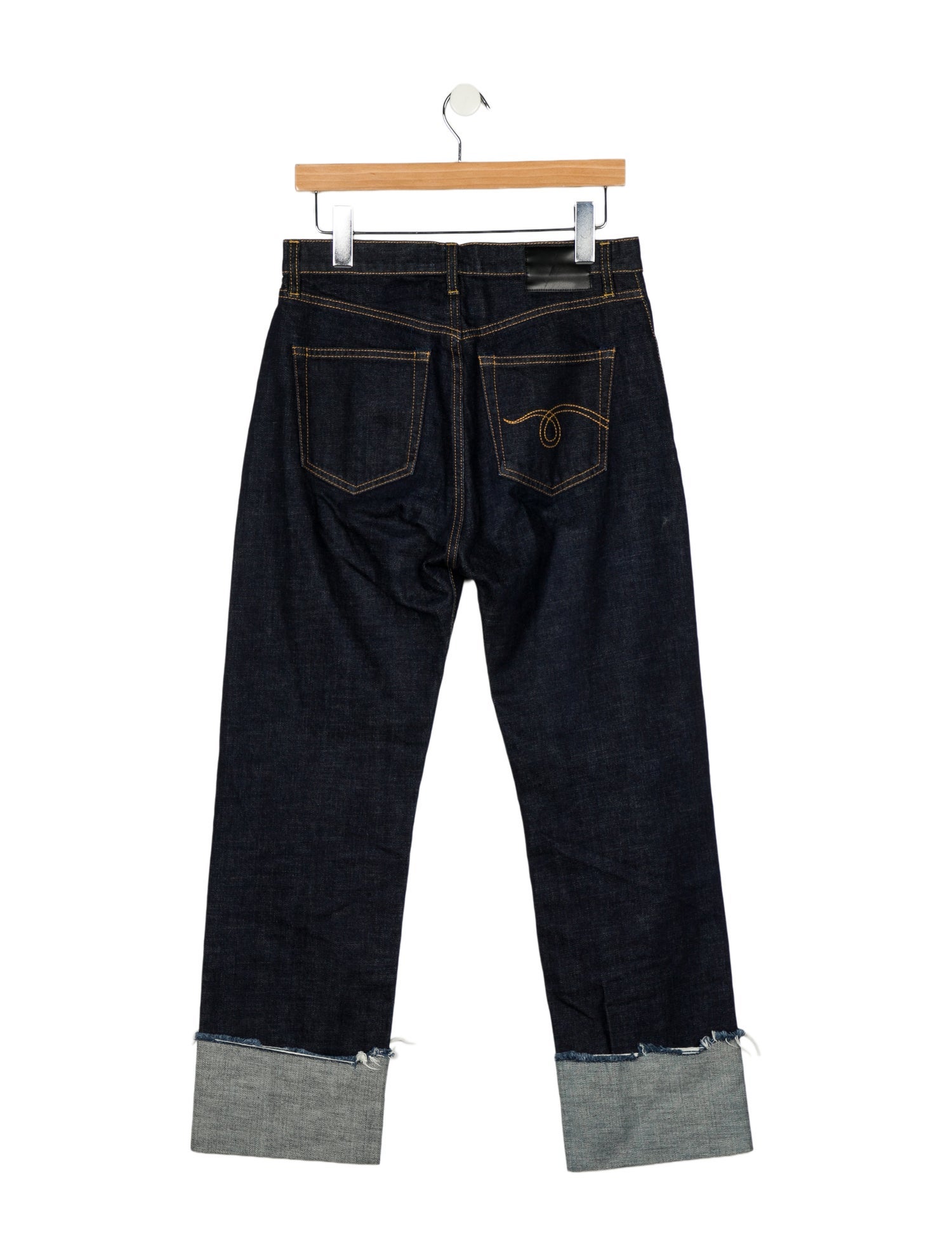 R13 High-Rise Straight Leg Jeans