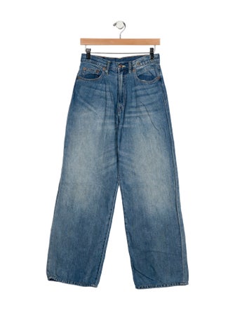 R13 High-Rise Wide Leg Jeans