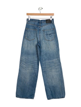 R13 High-Rise Wide Leg Jeans