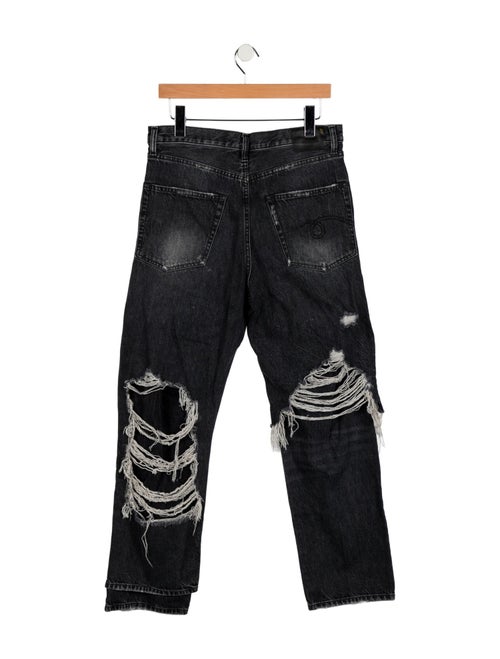 R13 High-Rise Straight Leg Jeans