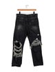 R13 High-Rise Straight Leg Jeans