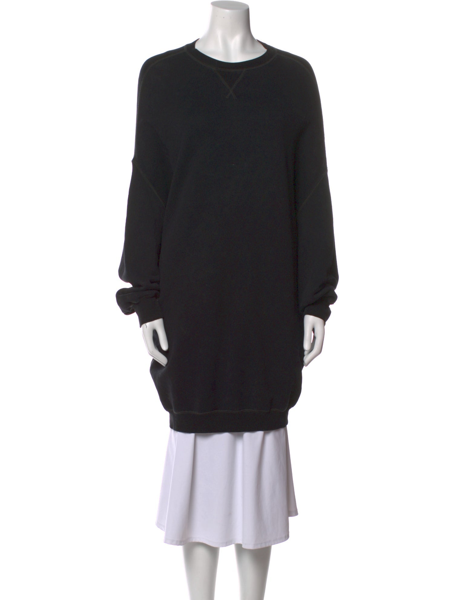 R13 Crew Neck Long Sleeve Sweatshirt