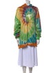 R13 Tie-Dye Print Cowl Neck Tunic