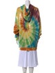 R13 Tie-Dye Print Cowl Neck Tunic