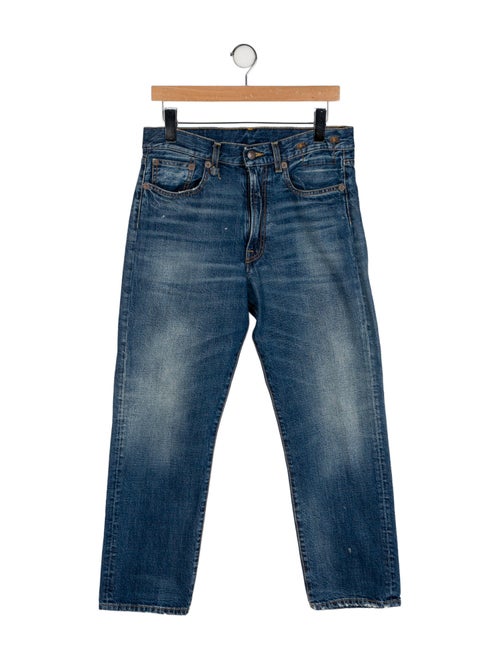 R13 High-Rise Straight Leg Jeans