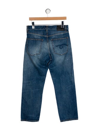 R13 High-Rise Straight Leg Jeans